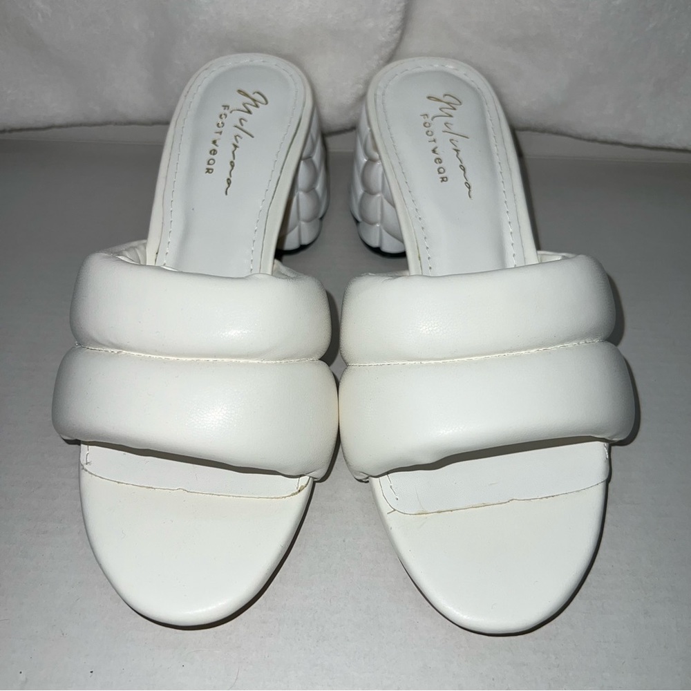 White Heeled Sandal
